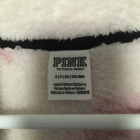 ❌SOLD PINK Sherpa Quarter Zip - Picture 7 of 7